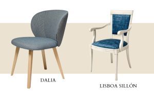 J Calvo Sillería Modelos de sillas tapizadas