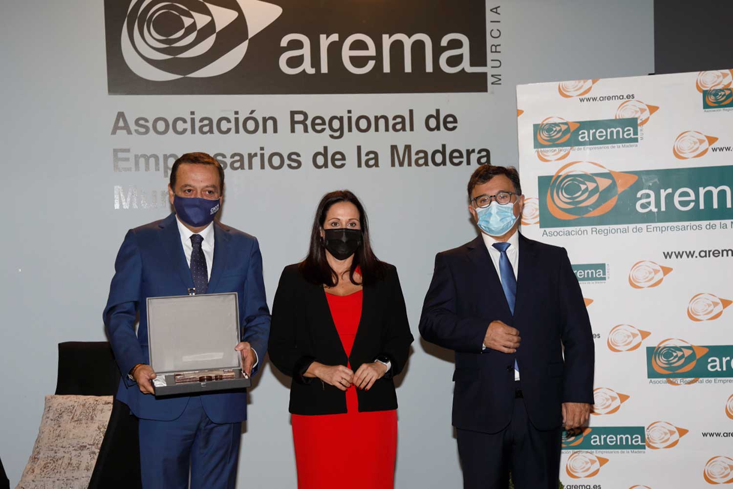 Entrega anual del premio Arema a José María Albarracín. Empresario y actual presidente de CROEM