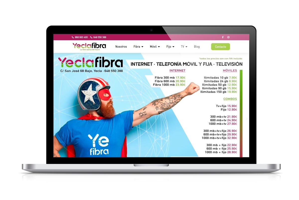 Yeclafibra web