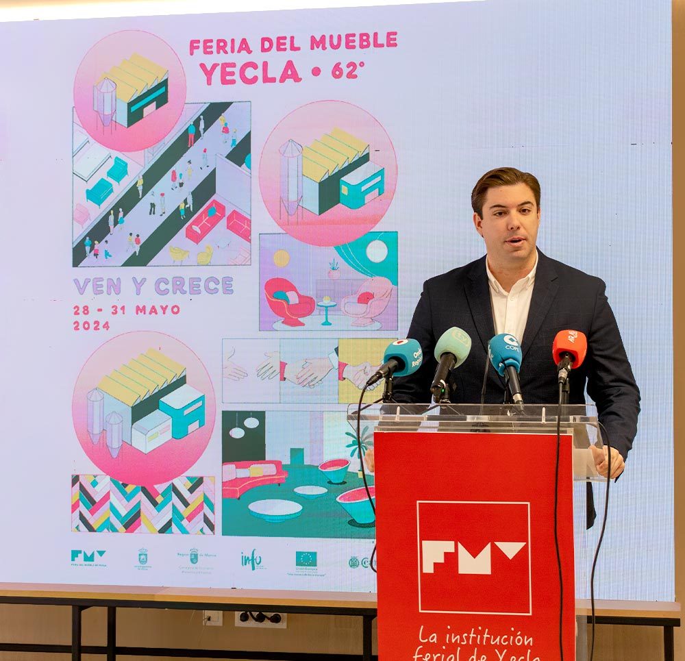 Presentación Gráfica FMY 2024 Pedro Lorenzo concejal de Industria de Yecla